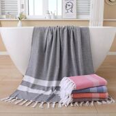 Towel Soft Dry Cotton Swi Quick Woven Bath 1pcs Shower