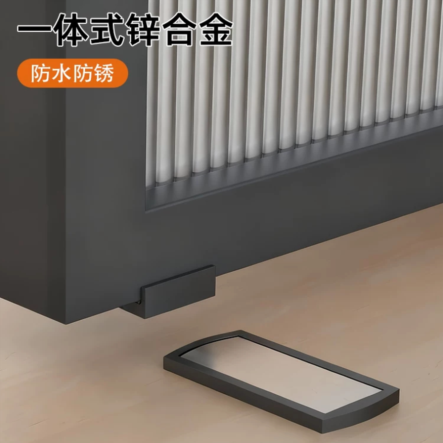 卫生间专用门吸极窄玻璃门吸免打孔门后防撞强磁地吸厕所门挡神器图片