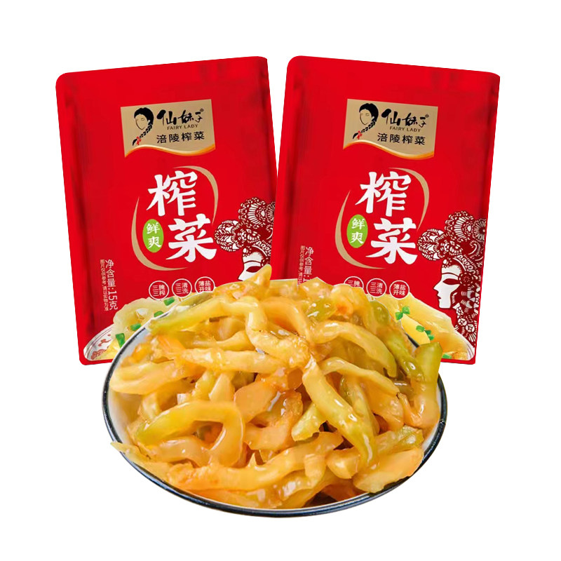餐饮小包装榨菜丝榨菜丝仙妹子图片