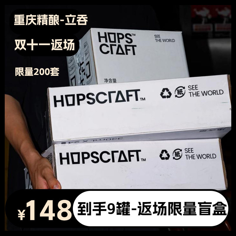 【双十一精酿盲盒返场立吞】14款随机发9罐 西打IPA酸皮尔森啤酒