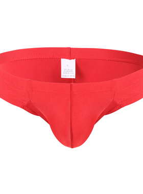 男士低腰性感比基尼小三角半包臀紧身内裤纯色短裤衩个性特色青年