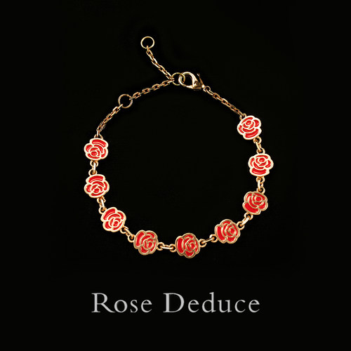Rose Deduce玫瑰手链黄铜手链轻奢手环手串简约手链高级感520礼物