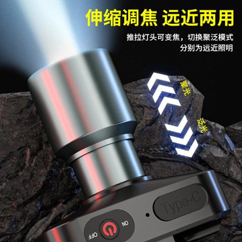 热销新款户外头灯伸缩变