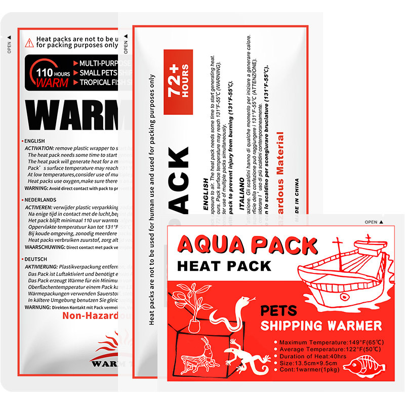 宠物活物运输发热包宠物活体乌龟运输72小时保温加热包持续发热