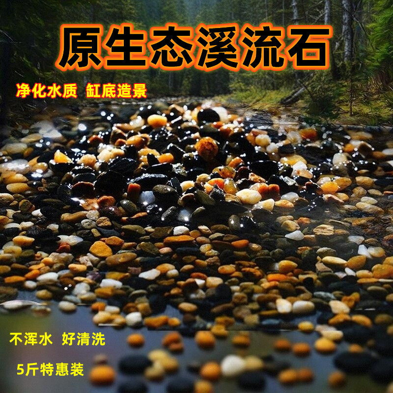 鱼缸底砂造景全套沙石头水