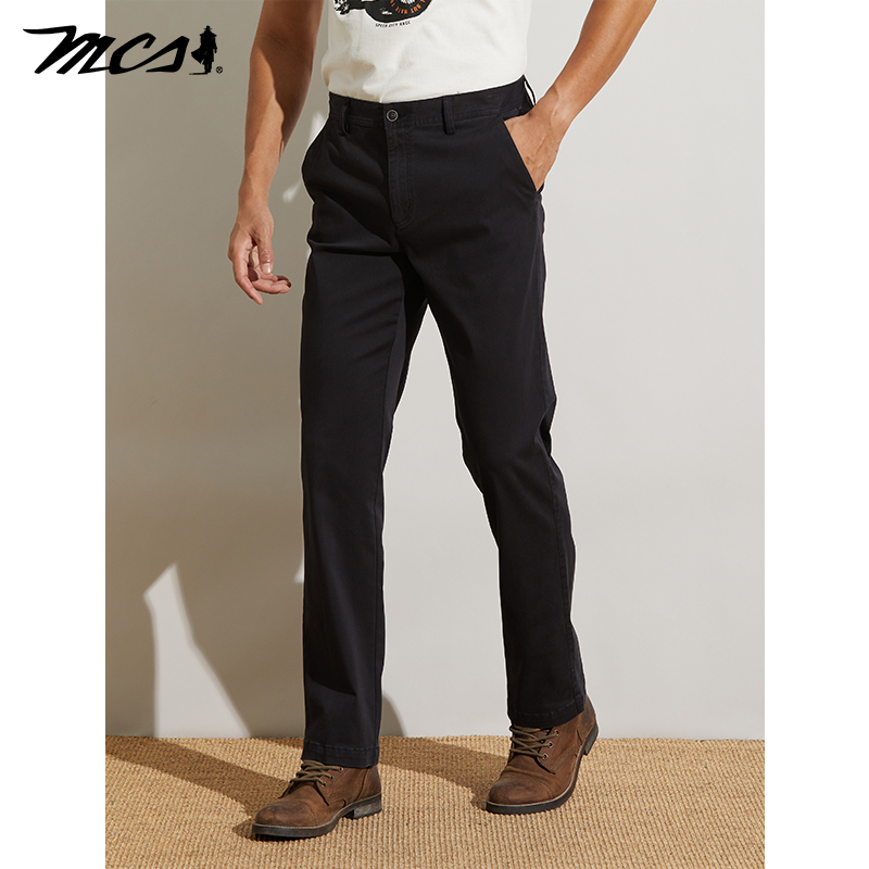 MCS源自万宝路黑色休闲裤