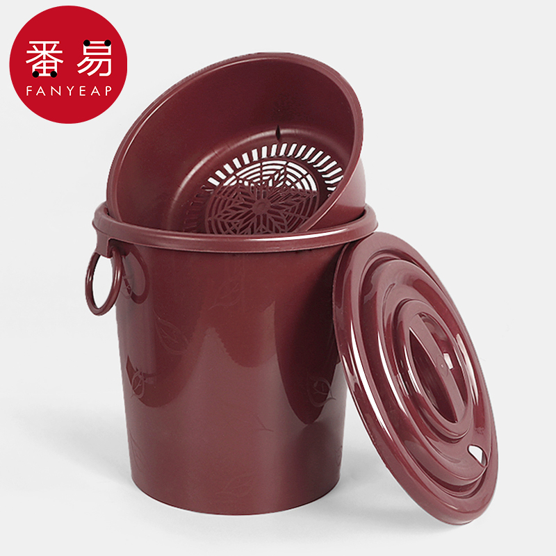 茶桶A1P243-茶渣桶茶水桶过滤垃圾茶道工具茶台废水桶功夫茶具配