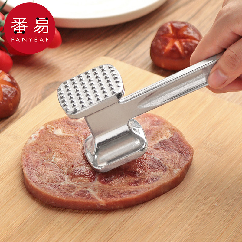松肉锤A1zdn001-做牛排敲打锤子断筋器家用厨房敲肉锤牛排用锤大