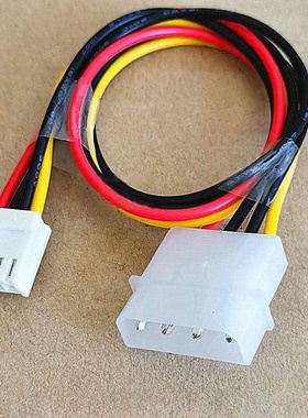 IDE大4P转软驱小4P D口大4PIN公转小4PIN电源供电转接线