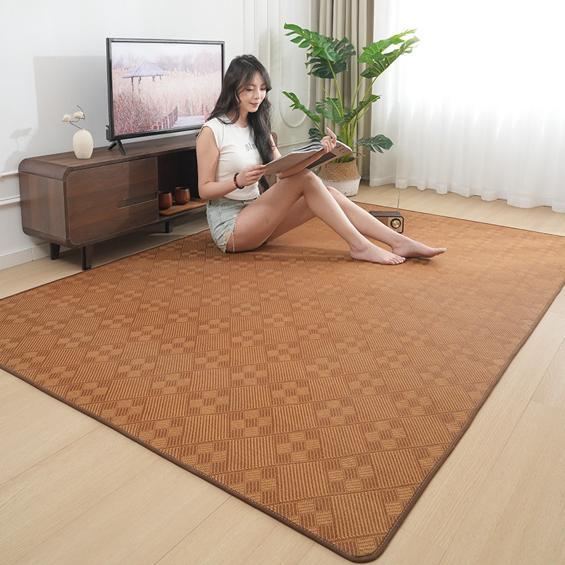 夏季凉席打地铺专用睡垫母婴用儿童爬行垫榻榻米藤席加厚草席地毯,床上用品,凉席/草席/麻席,淘宝优惠券,粉丝福利购,淘宝优惠卷