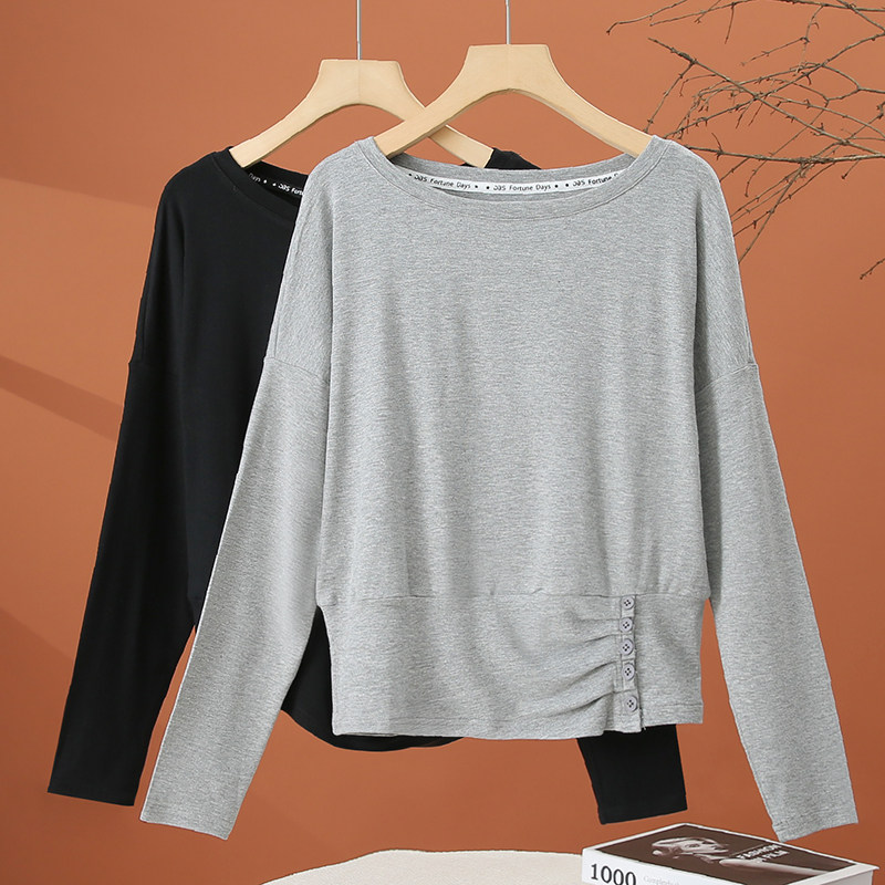 设计感长袖收腰卫衣女春装2026新款女装春季时尚洋气短款女士上衣