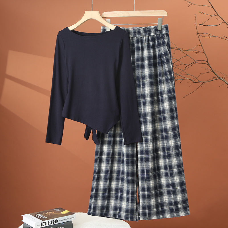 时尚阔腿裤套装女秋季2025新款减龄一整套穿搭洋气减龄休闲两件套