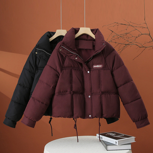 冬季立领加厚棉服女2025新款冬天棉袄外套小个子宽松短款保暖棉衣