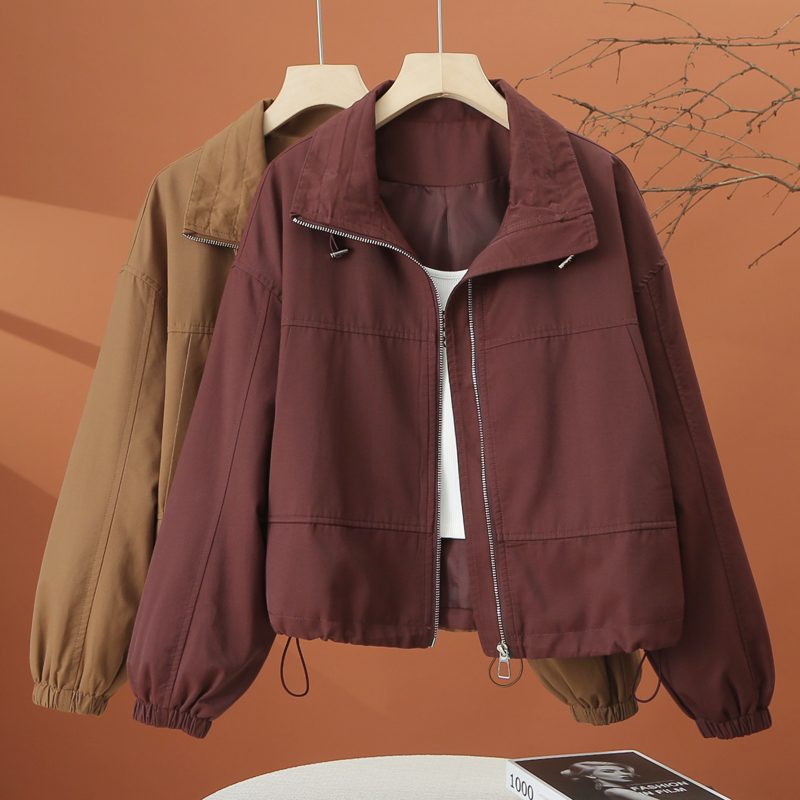 时尚短款外套女秋季2025年新款