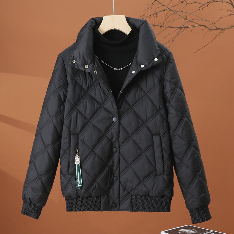 冬季短款轻薄棉服女2025年新款棉衣棉袄子今年冬天流行的女装外套