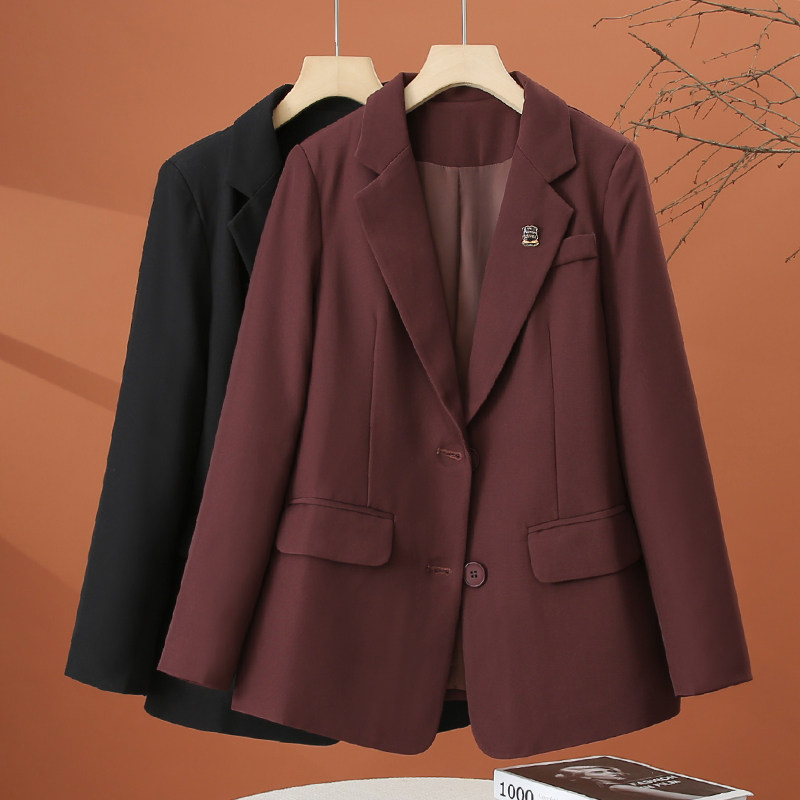 高级感西装外套女春秋2026新款外衣春季时尚宽松休闲百搭西服上衣