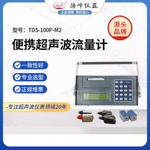 大连TDS-100BP便携式超声波流量计外夹式支架式传感器水测量