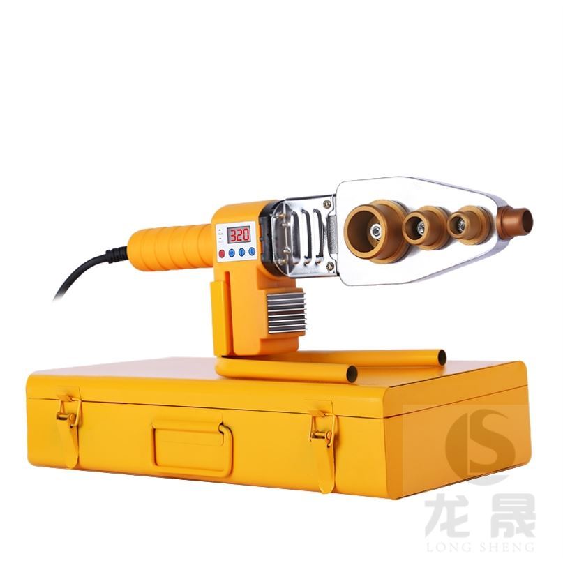 接水管焊枪塑管数显32pb管磨头塑料焊接热熔器架子加热维修焊管机