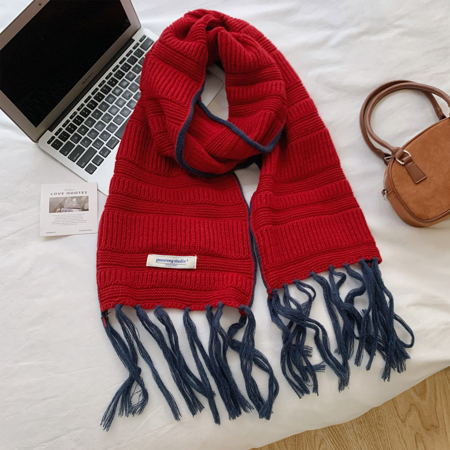韩系红色针织围巾女2025新款秋冬保暖流苏氛围感学生围脖百搭披肩,服饰配件/皮带/帽子/围巾,围巾/丝巾/披肩,淘宝优惠券,粉丝福利购,淘宝优惠卷