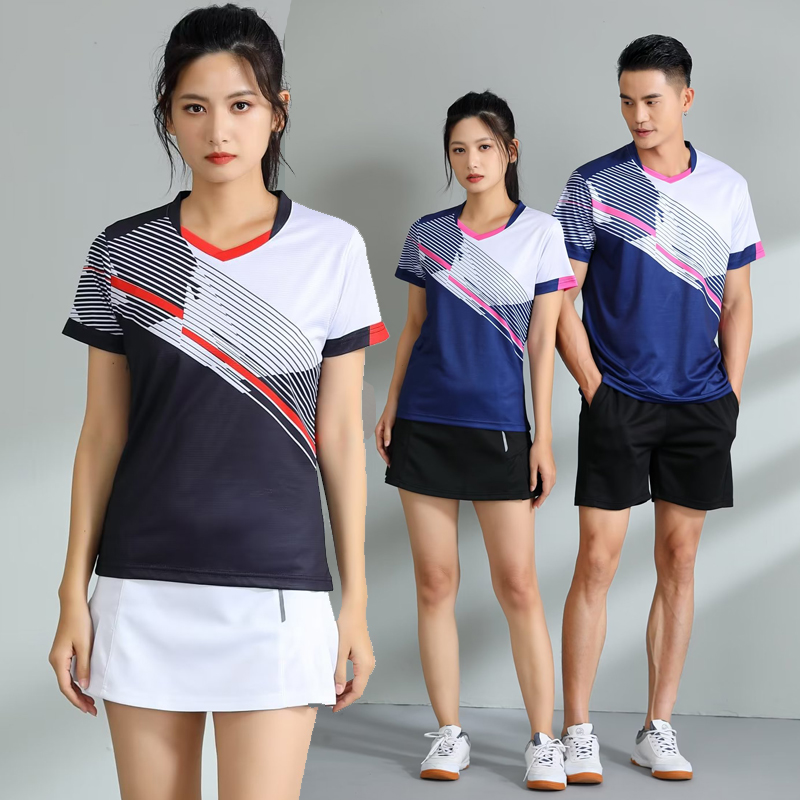 速干羽毛球服套装男女款跑步透气网球乒乓球训练比赛队服定制团购