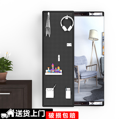 金属磁吸镜穿衣镜长方形简约