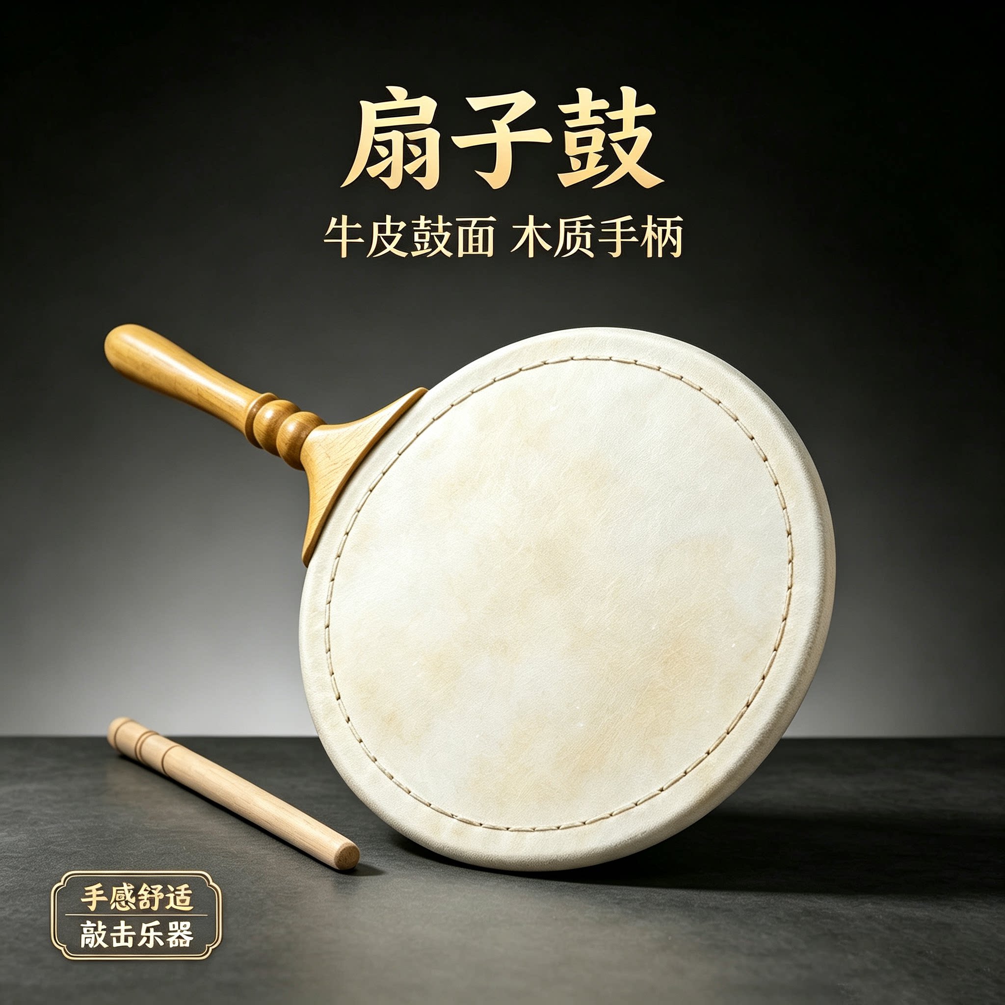 牛皮实木法鼓手鼓佛家寺院