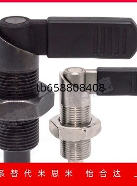 L型把手分度销弹簧定位销旋钮柱塞KPKA/KPKB不锈钢ZAU31/32/35/36