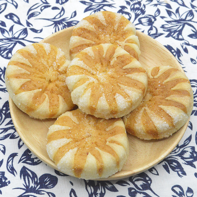 广西特产开花饼传统糕点点心酥饼手工饼干休闲零食小吃年货220g