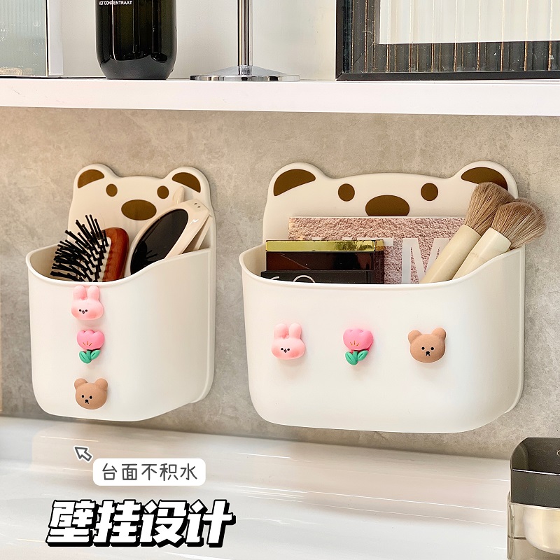 多功能家用壁挂篮化妆品棉签