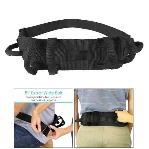 .Transfer Gait Belt Patient Walking Safety Lift Sling Medica