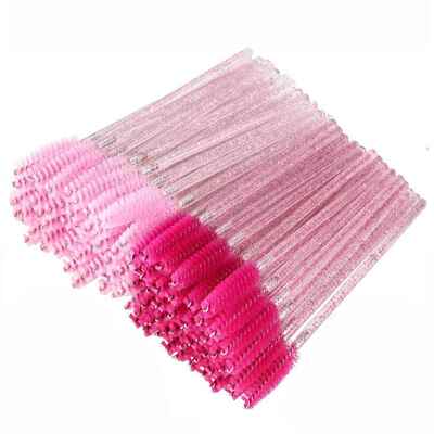 1000 Disposable Eyelash Brush Mascara Wands Spoolies for Eye