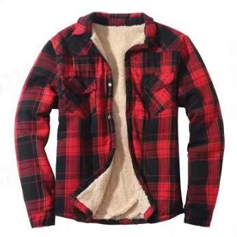 Coat Thick Jacket Coat Composite Button Lambskin Pocket