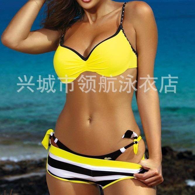Multicolor boxer bikini women sexy two-piece swimsuit women