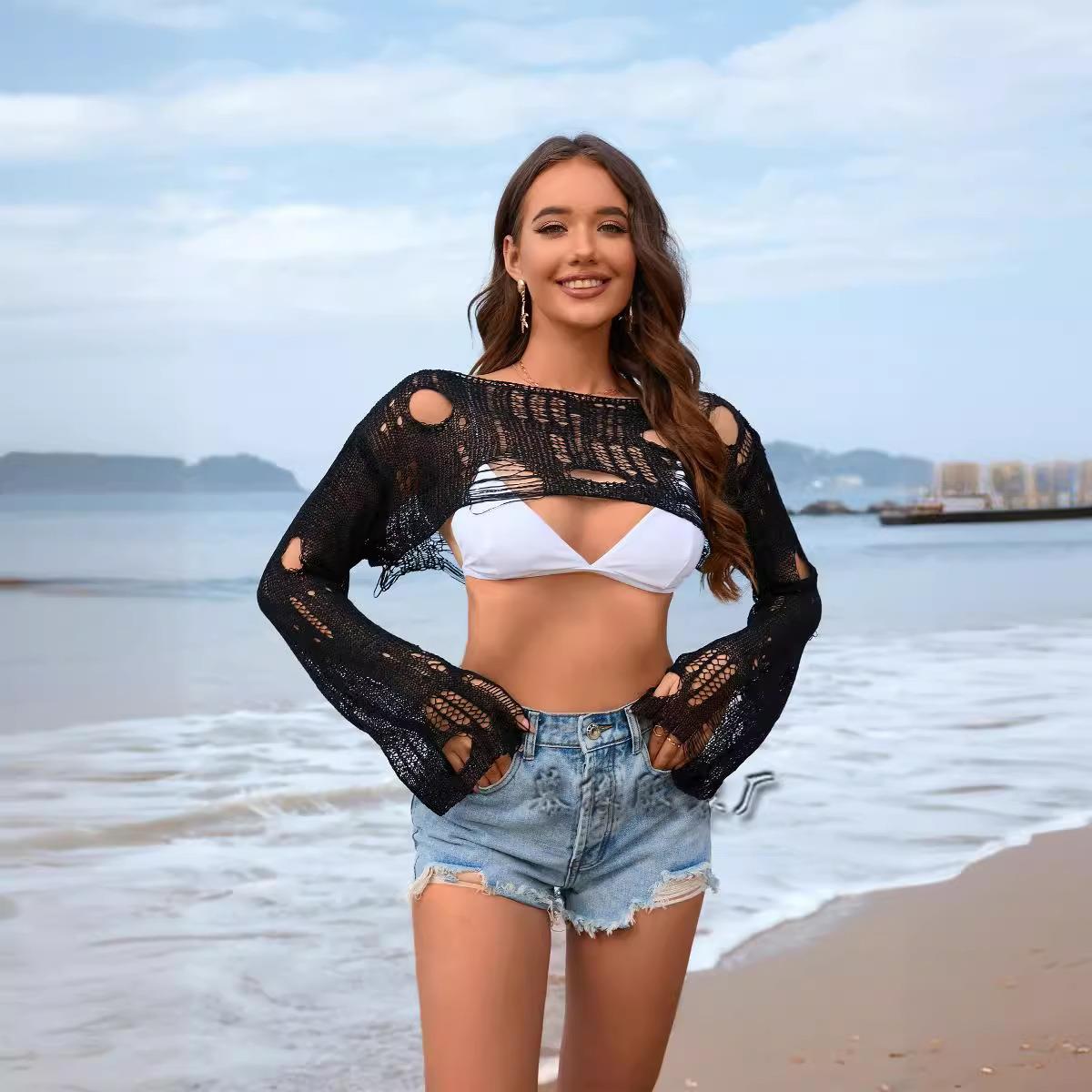 Bell Womens Ultra Cover Up Color Sleeve Cardigan Solid