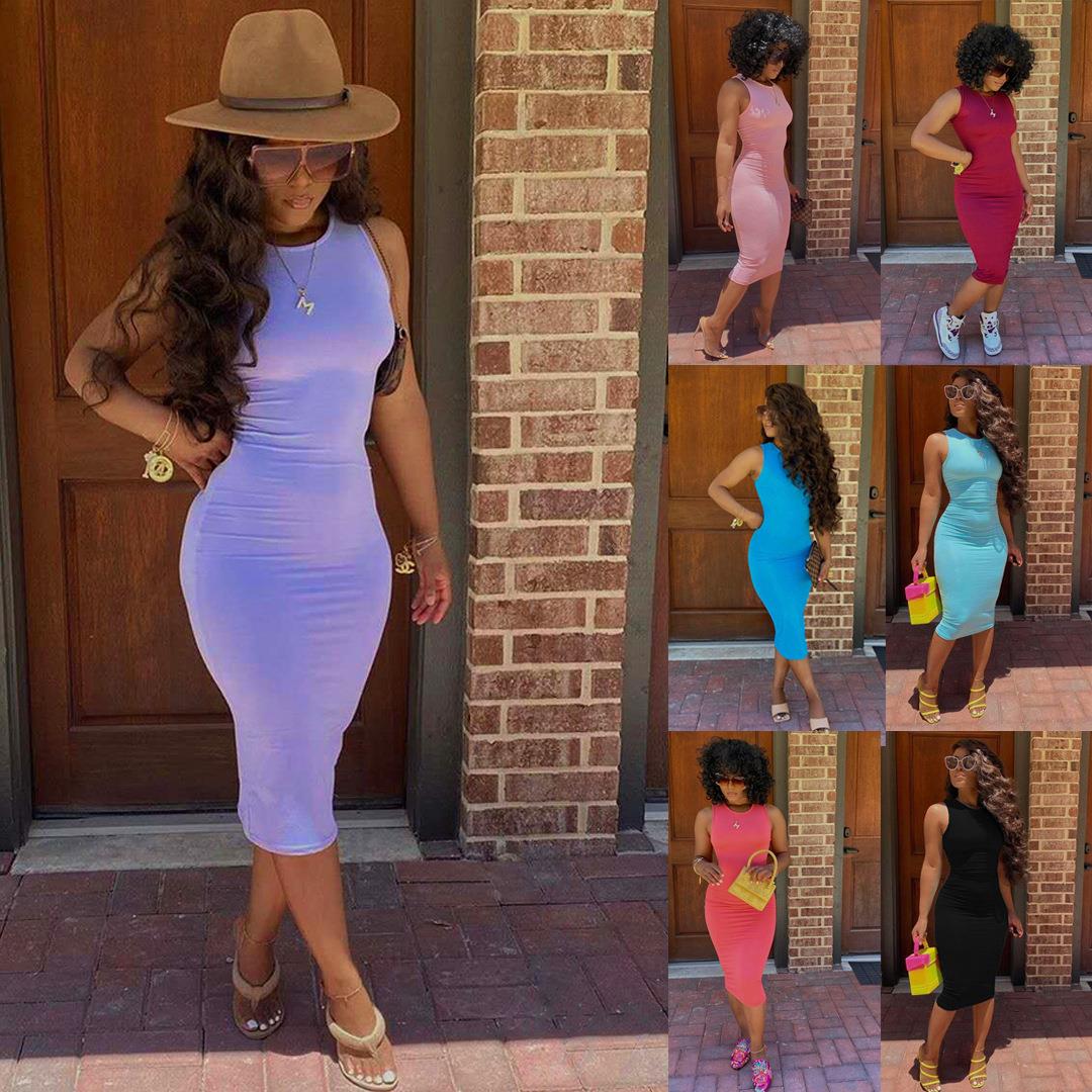 hip clothing round solid multi-color sexy Womens neck color