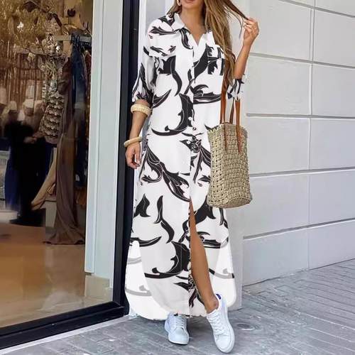 wmstar plus size summer dresses women floral elegant casual