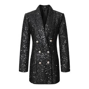 jacket womens suit sequin jacket temperament lady suit