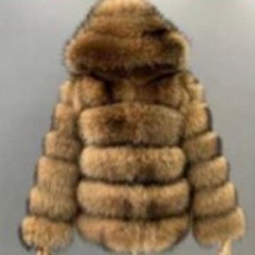 winter jacket women big fluffy artificial fur coat fake