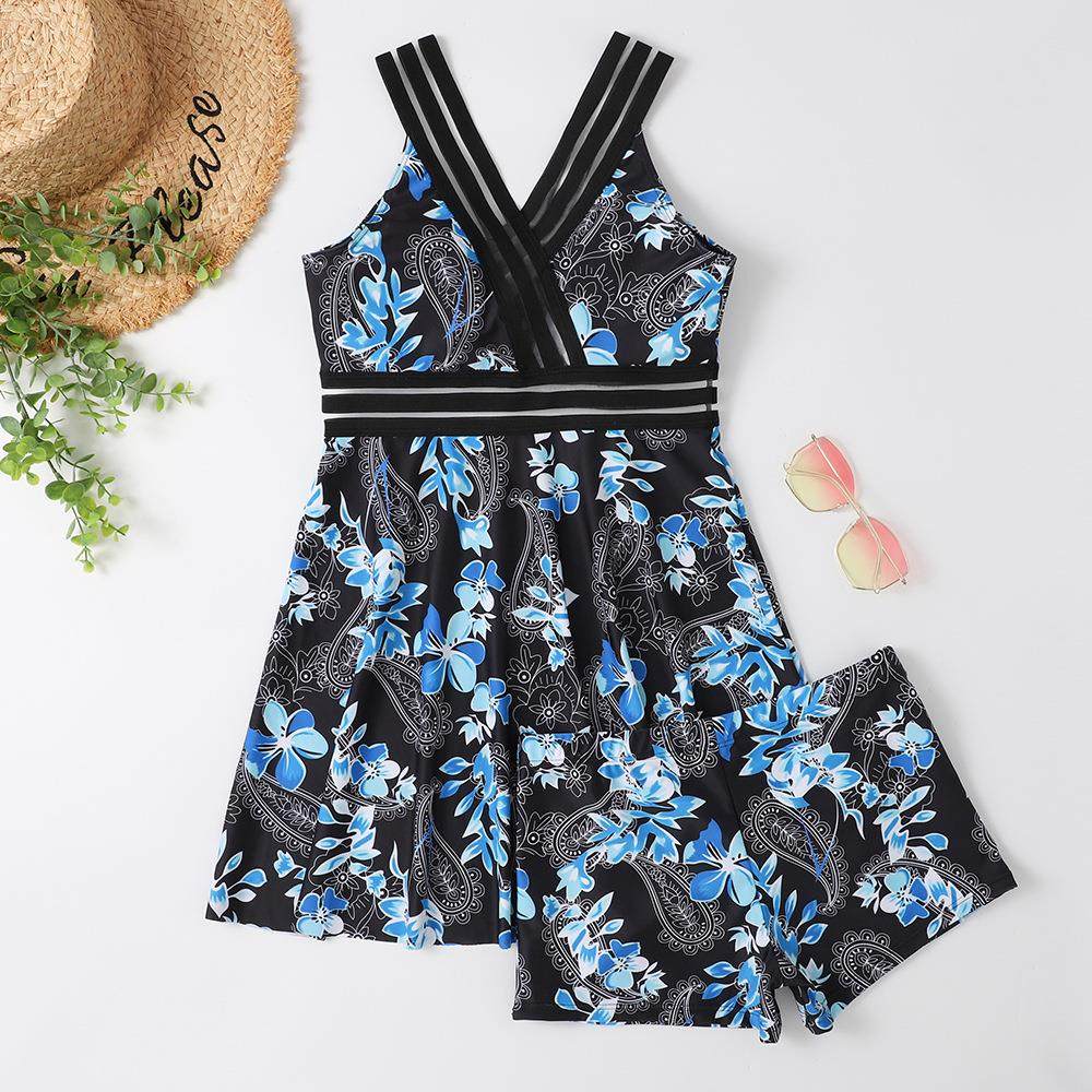 women swimsuit bikini split briefs boxer size large