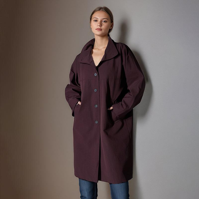 commuter solid style collar jacket sleeve crisp stand-up