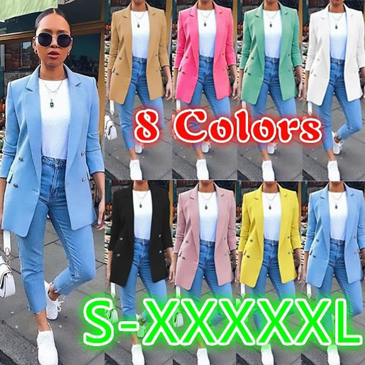 women for jacket suit elegant mid-length cardigan lapel