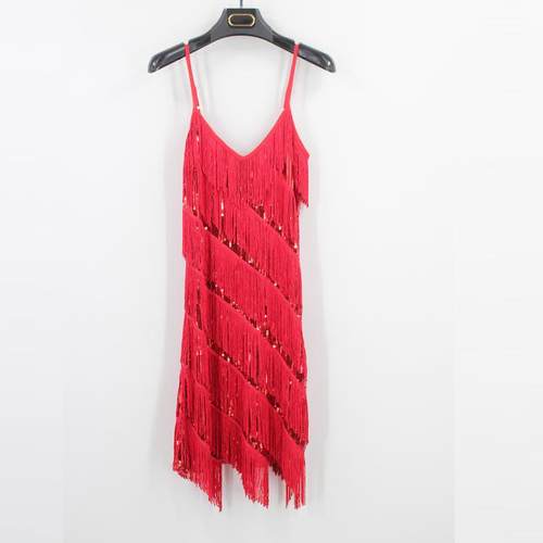 Adult Latin dance skirt performance clothes sequin stage