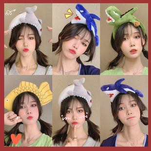 可爱搞怪发箍可爱少女卡通发箍超萌宽边压发防滑洗脸刘海头箍