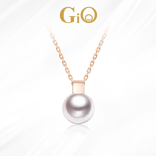 GiO珠宝海水珍珠方块吊坠