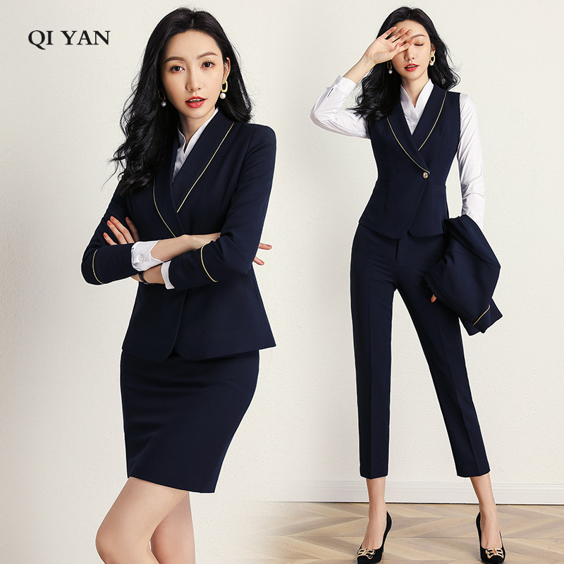 职业西装套装女秋季制服商务经理