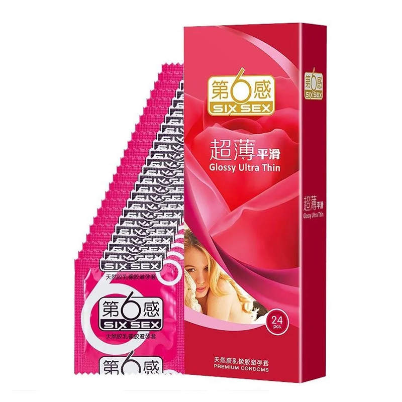 第6感超薄平滑避孕套24只