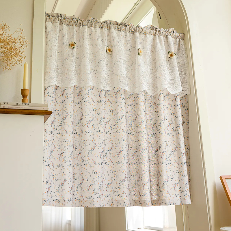 隔断帘半帘防蚊门帘美式田园