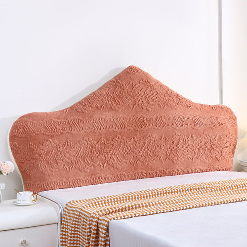 加高床头套罩全包新款凹凸异形半弧形遮丑靠背罩套盖布奶油风通用