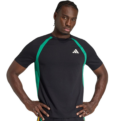adidas阿迪达斯夏季男子跑步运动休闲圆领短袖T恤KH1053