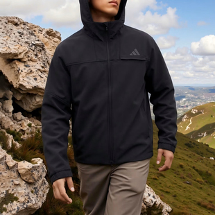 adidas阿迪达斯男子运动休闲连帽夹克外套KW3365